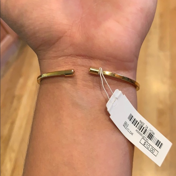 Gold plated rhinestone bracelet - Picture 3 of 5